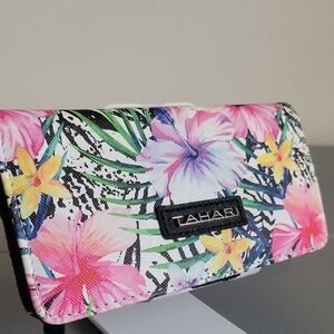 TAHARI NWOT Floral Bi-Fold Wallet